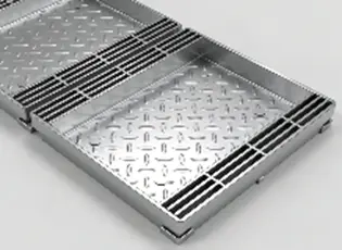 Stainless Steel Matching Cover
不銹鋼梳冷渠蓋                                    